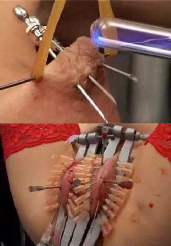 Hellish torture for pussy and boobs
